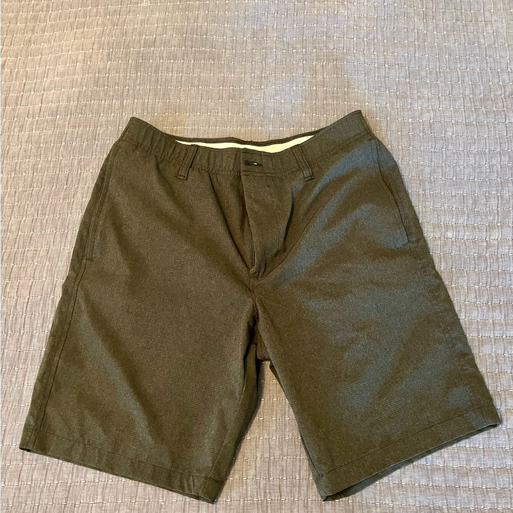 Under Armour Black Flat Front Shorts